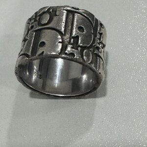 Dior oblique silver 925 ring - size 6
